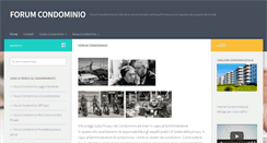 Desktop Screenshot of forumcondominio.it
